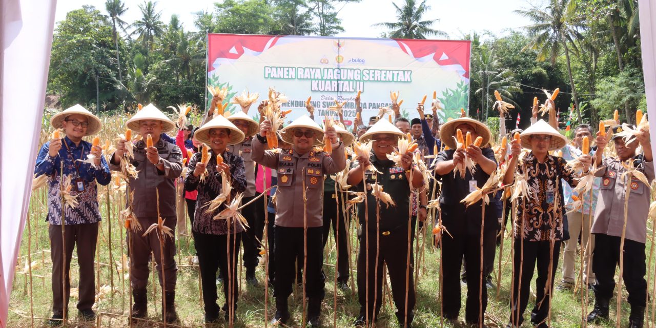 Polres Kebumen Gelar Panen Raya Jagung Serentak Tahap II di Buluspesantren
