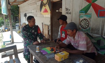 Komsos Dengan Warga Binaan Babinsa Bahas Keamanan dan Kebersihan Lingkungan