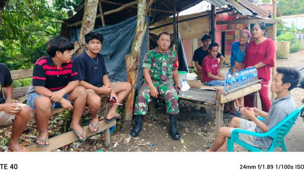 Babinsa Koramil 420-03/Pauh Laksanakan Komsos dengan Warga Binaannya