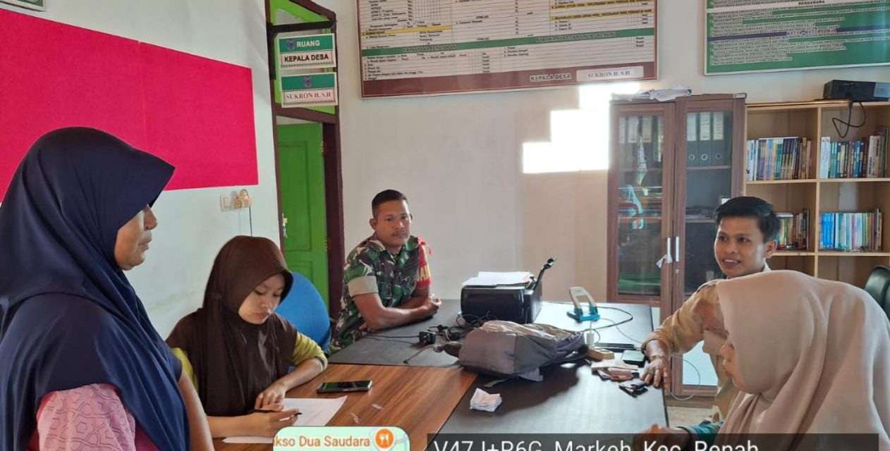 Kopda Sujatmiko Laksanakan Komsos Bersama Kader Posyandu di Desa Mekar Limau Manis: Sinergi TNI dan Kesehatan untuk Masyarakat Sehat