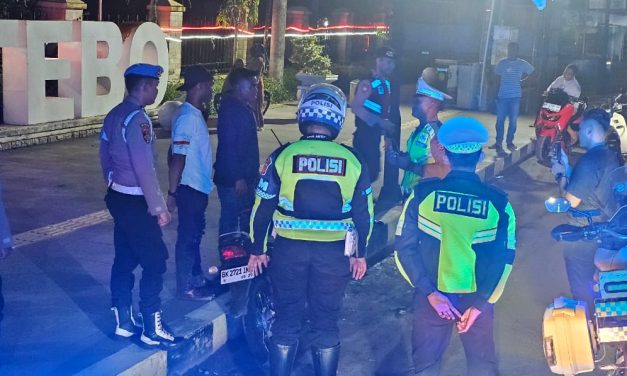 Polres Tebo Gelar Patroli Skala Besar Amankan Malam Takbiran Idul Adha