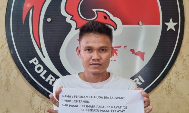 Polres Batang Hari Tangkap Pengedar Sabu dan Ekstasi, Barang Bukti Puluhan Gram Diamankan
