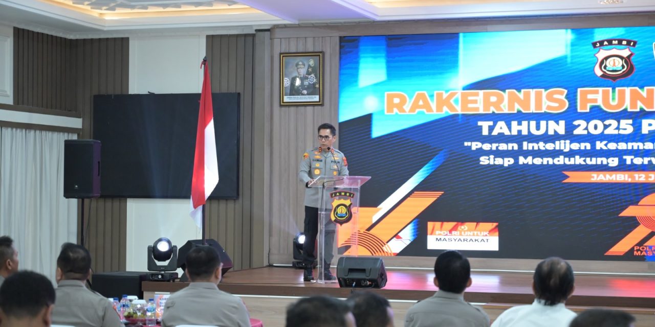 Polda Jambi Gelar Rakernis Ditintelkam Tahun 2025, Bahas Strategi Intelijen Keamanan