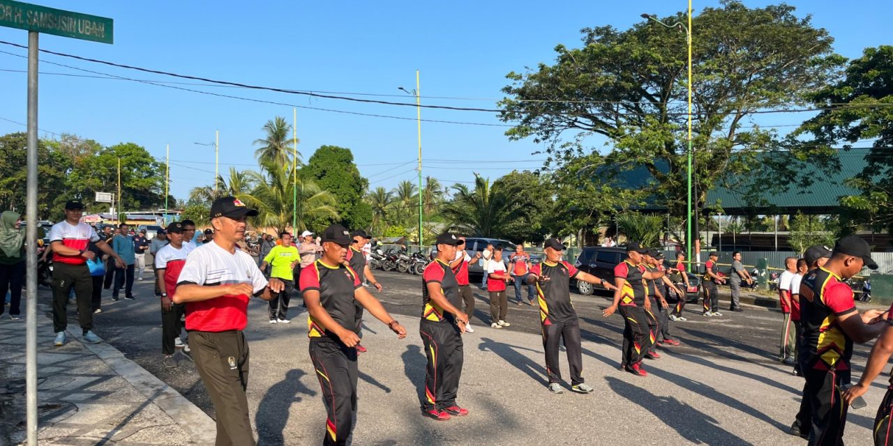 Semarak “Senam Merangin Sehat” di Tugu Pedang: Meningkatkan Sinergi dan Semangat Hidup Sehat