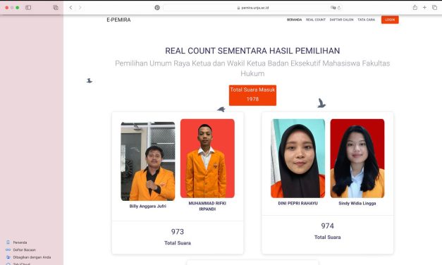 Menang Satu Suara: Dini–Sindi Nahkodai BEM Hukum UNJA, Demokrasi yang Menegangkan Sekaligus Menggemaskan