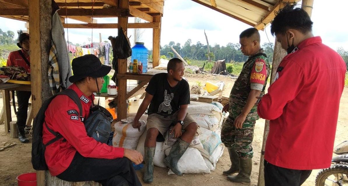 Bersama Aparat Gabungan Sosialisasikan Bahaya Kebakaran Hutan Hadapi Musim Kemarau