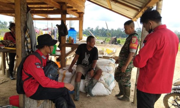 Bersama Aparat Gabungan Sosialisasikan Bahaya Kebakaran Hutan Hadapi Musim Kemarau