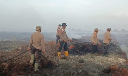 Kapolres Muaro Jambi Tinjau Karhutla di Gambut Jaya, Dorong Sinergi Penanggulangan