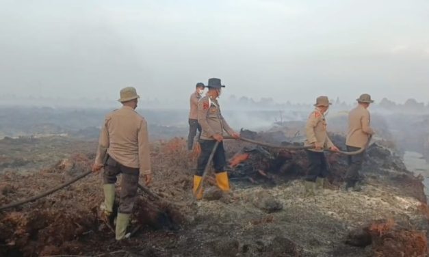 Kapolres Muaro Jambi Tinjau Karhutla di Gambut Jaya, Dorong Sinergi Penanggulangan