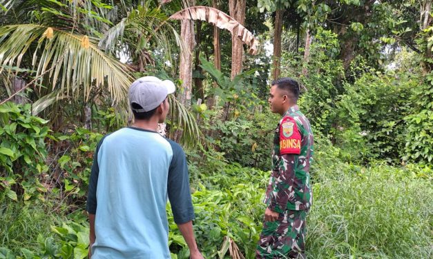 Babinsa Gencarkan Sosialisasi Bahaya Karhutla di Sarolangun