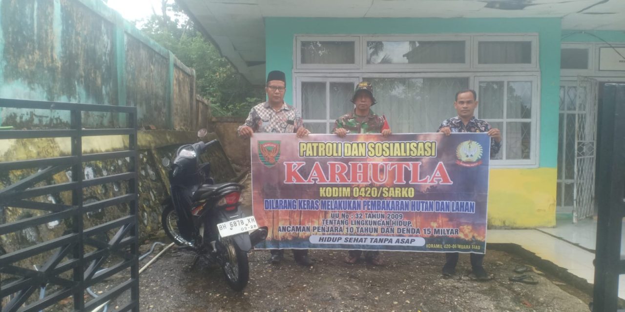 Patroli Karhutla: Babinsa dan Warga Menjaga Hijau yang Tersisa