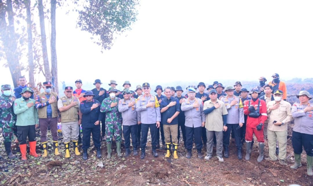Respons Cepat Polda Jambi: Kapolda Turun Langsung ke Lokasi Karhutla”