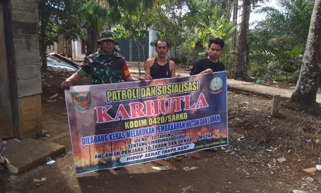 Patroli Hijau: Peltu Zulhendri Edukasi Warga Tentang Bahaya Karhutla