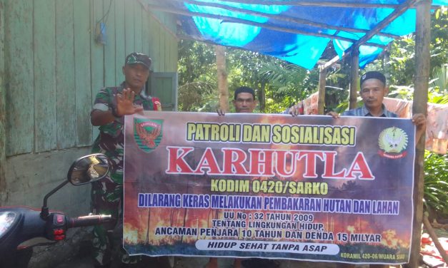 Gencar Sosialisasikan Bahaya Karhutla di Desa