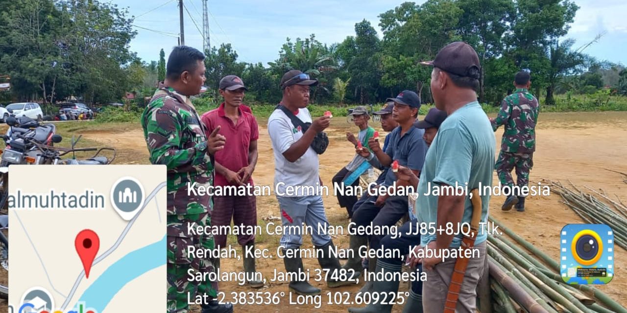 Babinsa Ajak Warga Bersama Cegah Karhutla, Kesadaran Jadi Garda Terdepan