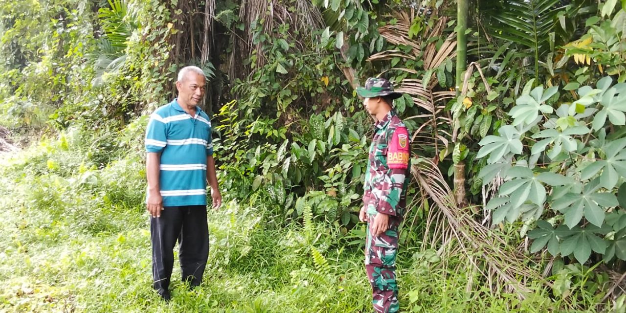 Babinsa dan Bhabinkamtibmas Bersama Warga Pastikan Kesiapan Lahan Jagung di Sarolangun