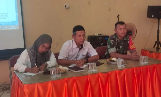 Babinsa Koramil 420-08/Tabir Gelar Rapat Kesiapan HUT RI ke-80 di Kecamatan Tabir Lintas