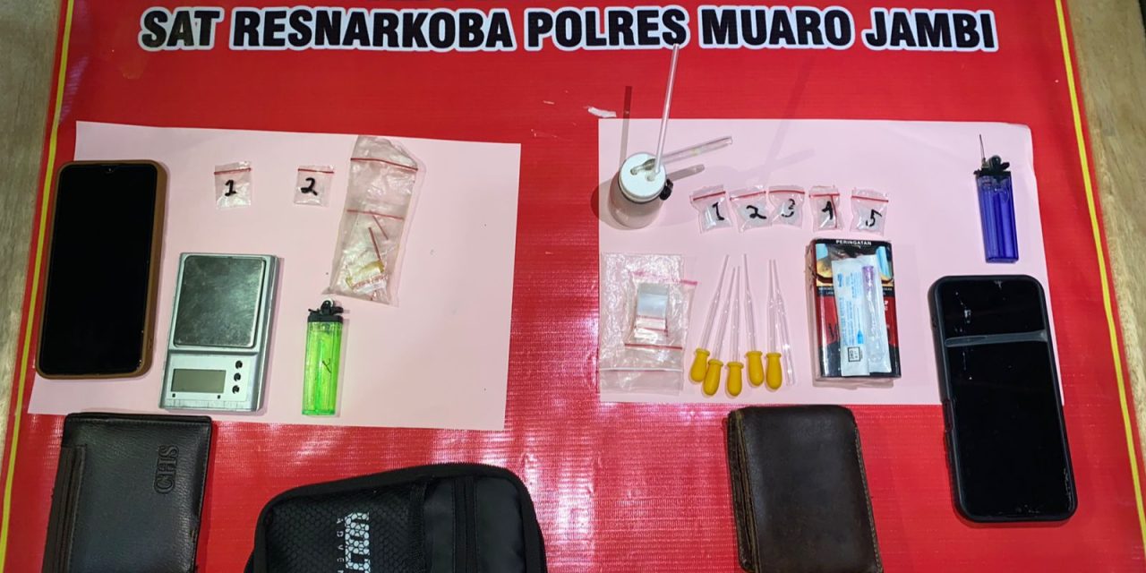 Satresnarkoba Polres Muaro Jambi Ungkap Kasus Penyalahgunaan Narkotika di Lubuk Raman