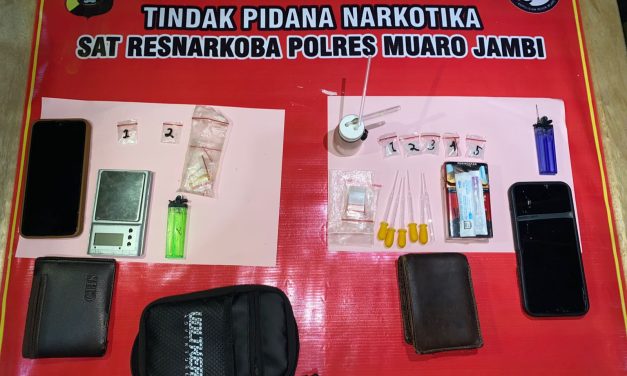 Satresnarkoba Polres Muaro Jambi Ungkap Kasus Penyalahgunaan Narkotika di Lubuk Raman