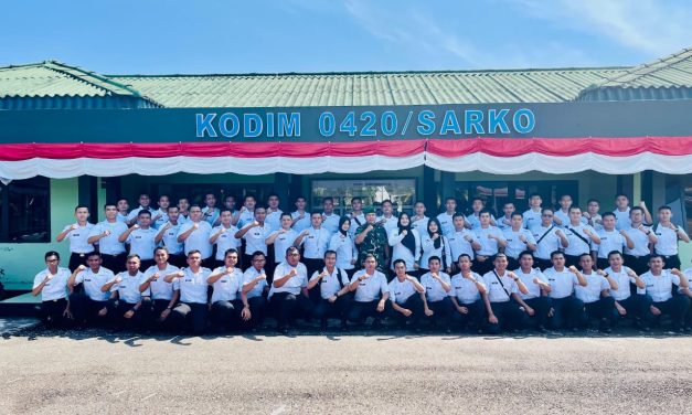 61 Peserta SPPI Gelombang 3 Resmi Lapor Penyelesaian Pendidikan di Makodim 0420/Sarko