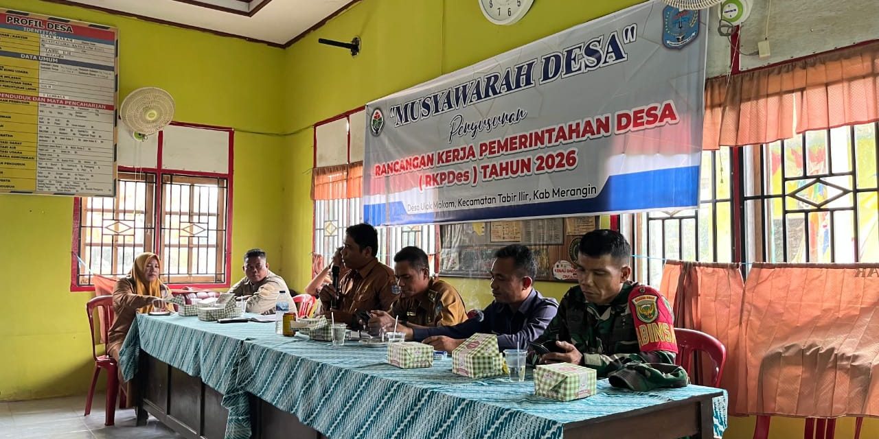 Babinsa Hadiri Musyawarah Desa, Ajak Warga Jaga Kondusivitas Wilayah