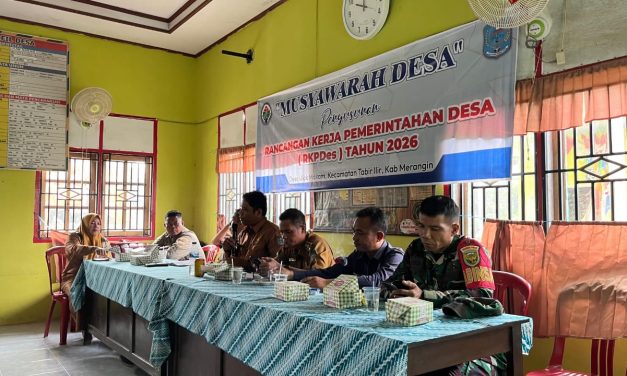 Babinsa Hadiri Musyawarah Desa, Ajak Warga Jaga Kondusivitas Wilayah