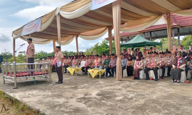 Dandim 0420/Sarko Diwakili Wadanramil 420-04/Sarolangun Hadiri Apel Besar Hari Pramuka ke-64 Kwarcab Merangin