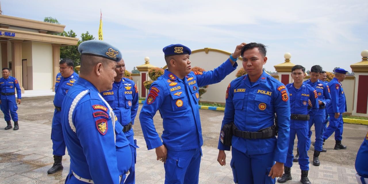 Gaktiblin Ditpolairud Polda Jambi: Disiplin Dimulai dari Dalam