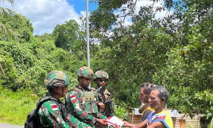 Merah Putih di Ujung Timur: Satgas Yonif 763/SBA Bangun Nasionalisme dari Pinggiran