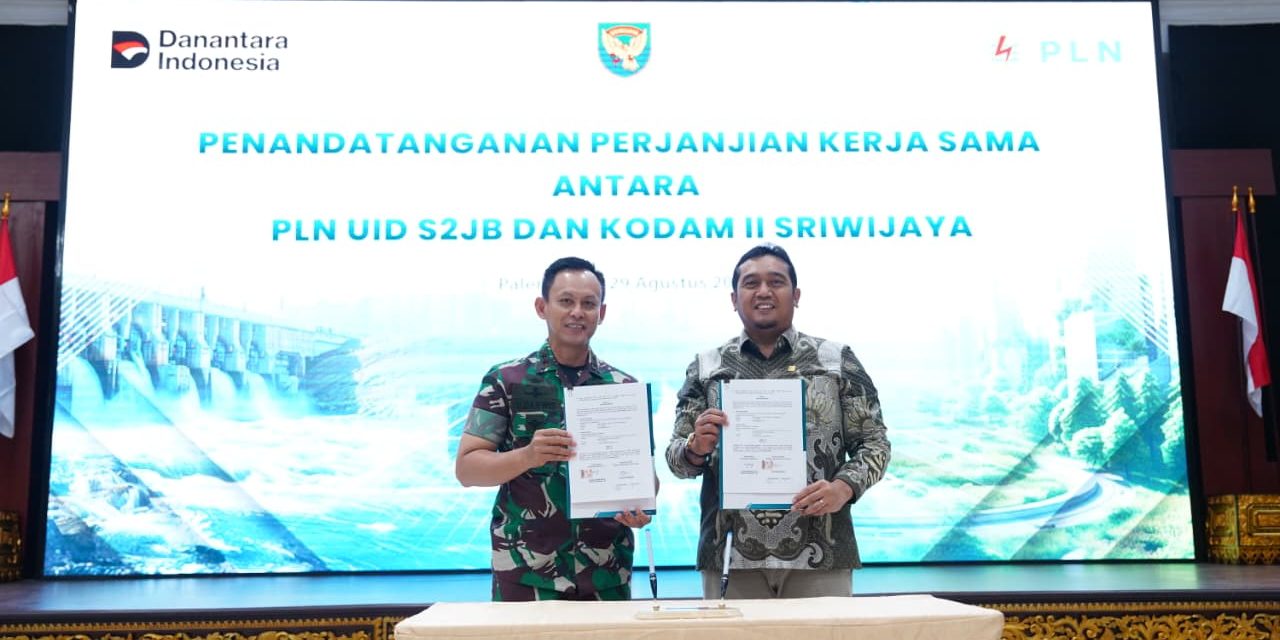 Kodam II/Sriwijaya dan PLN UID S2JB Resmi Jalin Kerja Sama Strategis