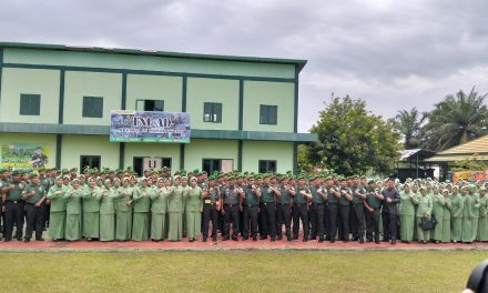 Meriah dan Penuh Kehangatan, Letkol Inf Yakhya Wisnu Arianto Resmi Disambut Sebagai Dandim 0420/Sarko