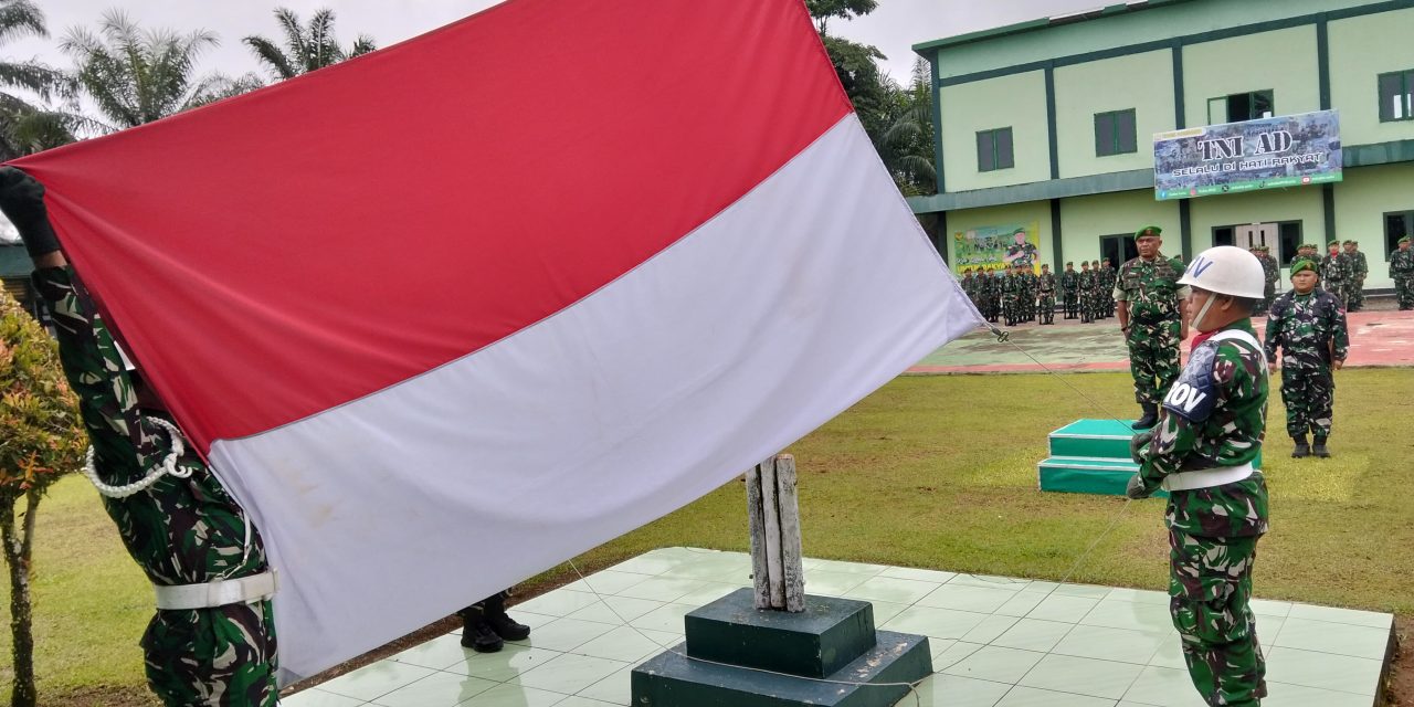 Kasdim 0420/Sarko Mayor Inf Usman, S.Ag., MPd.I Pimpin Upacara Mingguan dengan Semangat Tinggi