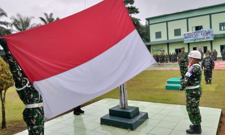 Kasdim 0420/Sarko Mayor Inf Usman, S.Ag., MPd.I Pimpin Upacara Mingguan dengan Semangat Tinggi