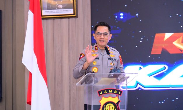 Polda Jambi Gelar Rakernis Pamobvit 2025, Kapolda Tekankan Patroli Humanis