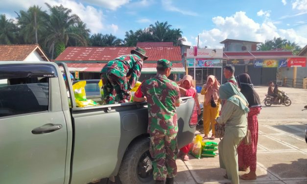 Koramil 420-08/Tabir Gelar Gerakan Pangan Murah, 1 Ton Beras Disalurkan ke Warga