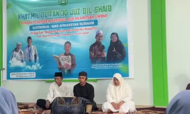 Pondok Pesantren Tahfidz Qur’an Amanah Ummat Gelar Tasyakuran Khotmil Qur’an 30 Juz