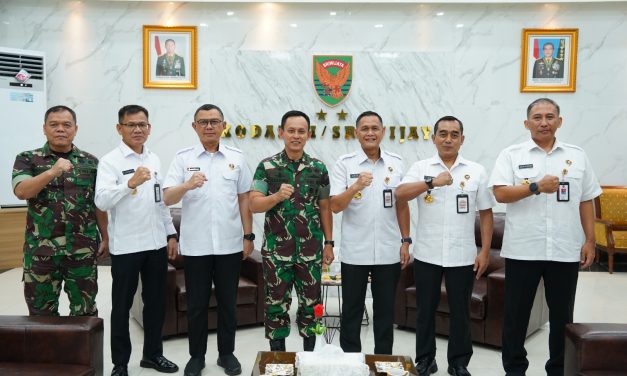 Komitmen Dukung Kebijakan Pertahanan, Pangdam II/Sriwijaya Terima Audiensi Dewan Pertahanan Nasional