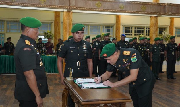 Danrem 042/Gapu Terima Penyerahan Jabatan Kasrem 042/Gapu, Tegaskan Soliditas dan Dedikasi Prajurit