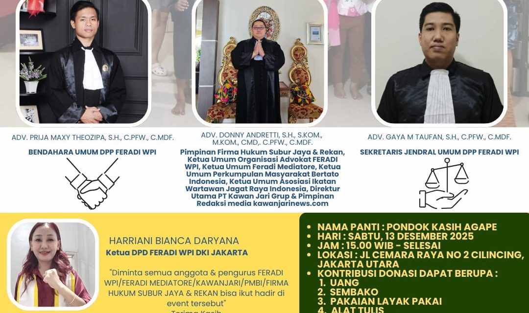 FERADI WPI Siap Gelar Charity & Christmas Celebration: Uluran Tangan untuk Harapan di Panti Asuhan