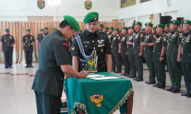Pangdam II/Sriwijaya Pimpin Sertijab 3 Pati dan 11 Jabatan Strategis Jajaran Kodam II/Swj