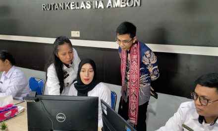 Tim Verifikasi Sambangi Rutan Kelas IIA Ambon, Predikat WBK Semakin Dekat