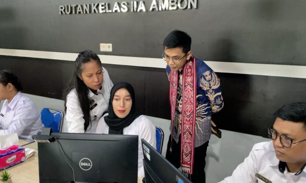 Tim Verifikasi Sambangi Rutan Kelas IIA Ambon, Predikat WBK Semakin Dekat
