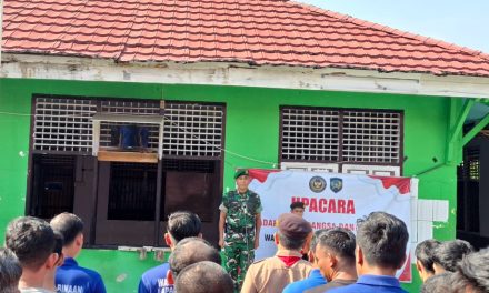 Pimpin Upacara di Lapas Bangko, Tekankan Pentingnya Kesadaran Berbangsa dan Bernegara