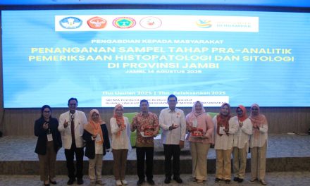 FKIK UNJA Gelar Pelatihan Penanganan Sampel Patologi Anatomi: Tingkatkan Kompetensi Tenaga Kesehatan Jambi