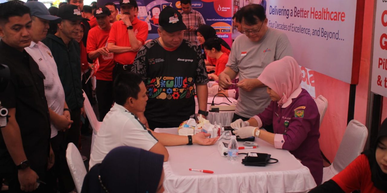 Pangdam II/Sriwijaya Hadiri Pemeriksaan Kesehatan Gratis untuk Warga Palembang