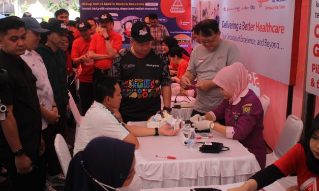 Pangdam II/Sriwijaya Hadiri Pemeriksaan Kesehatan Gratis untuk Warga Palembang