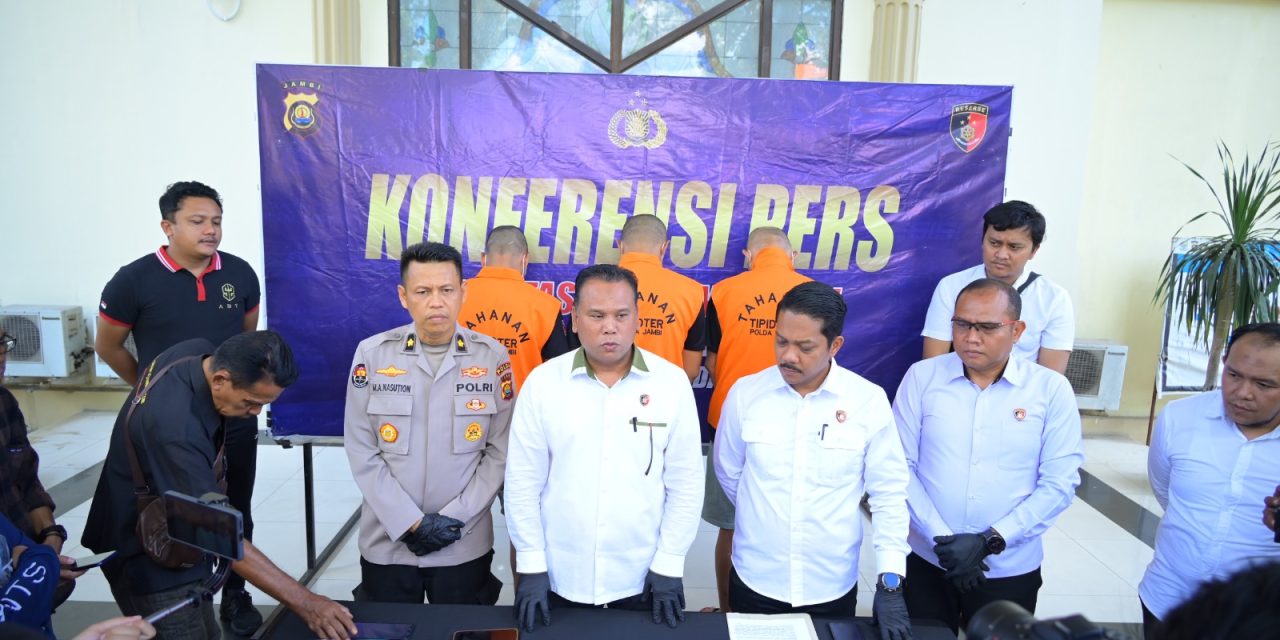 Polda Jambi Bongkar Perdagangan Emas Ilegal Senilai Rp3,23 Miliar