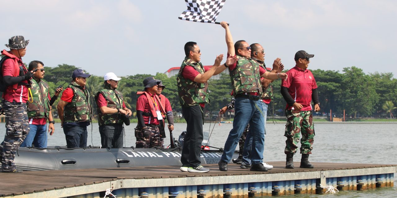 Pangdam II/Sriwijaya Buka Lomba Bidar Dalam Rangka HUT Ke-80 TNI di Jakabaring