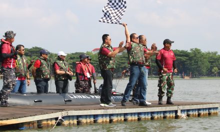 Pangdam II/Sriwijaya Buka Lomba Bidar Dalam Rangka HUT Ke-80 TNI di Jakabaring