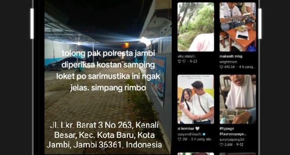 JARI Bongkar Dugaan Prostitusi Online di Kosan PO Sari Mustika